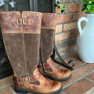 Brown Leather Riding Boots